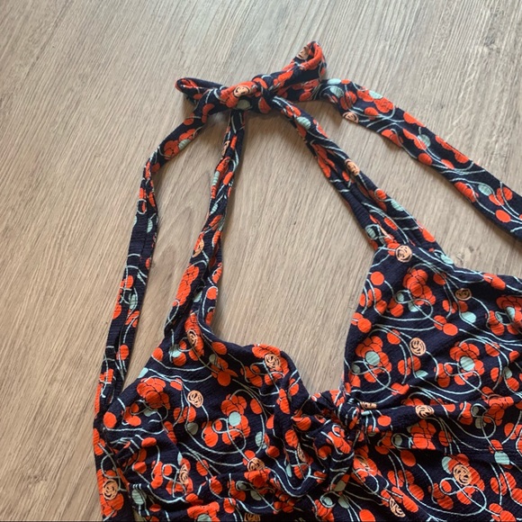 NWT Anthropologie Rio Rac Cherry Halter Top S - Picture 4 of 12